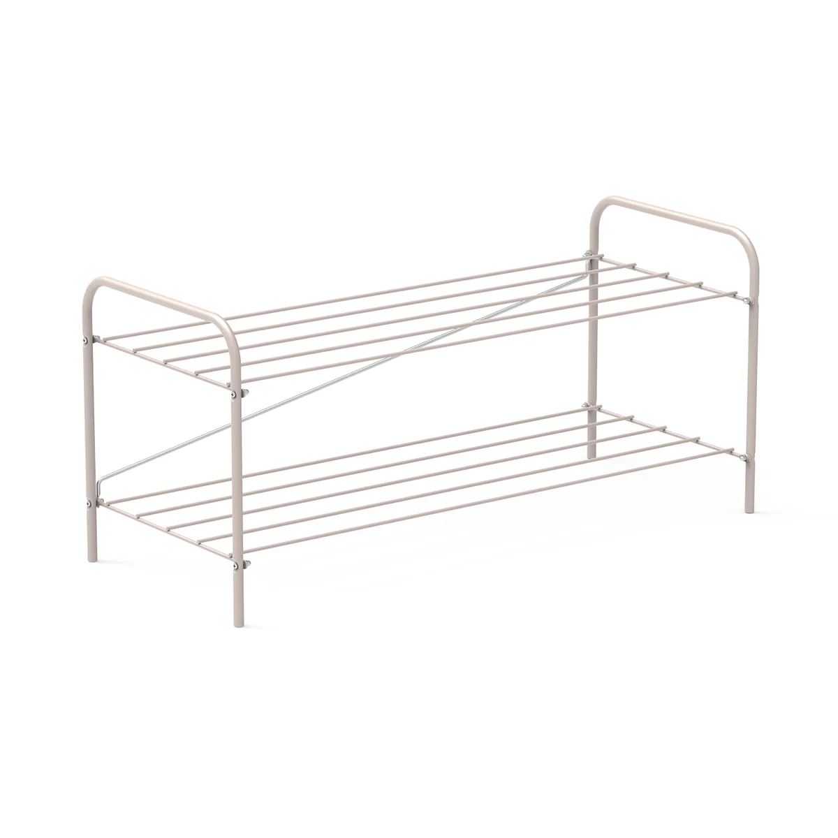 НИКА Этажерка ЭТПР2/БЖ бежевый металлик