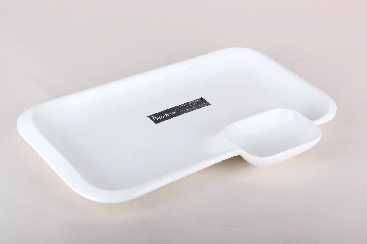 КОРАЛЛ Блюдо сервировочное с соусницей 30х20.5см Issi 8841