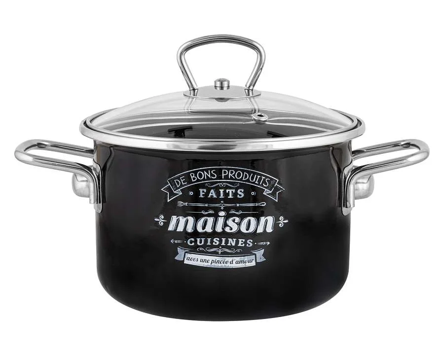 Appetite Кастрюля эмал цил Maison 2,0л 1SD165S