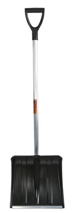 Sturm Лопата снегоуборочная 38х37 см, морозостойкий пластик, алюминевый черенок 3010-15-15