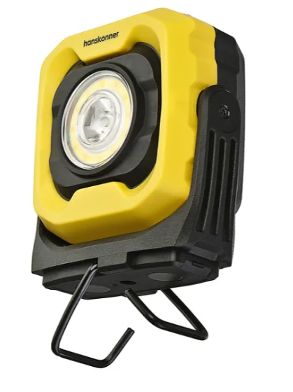 hanskonner Фонарь-прожектор 1200лм, 3 режима, 4000 мАч, 2 вида диодов, HK4052-03-01