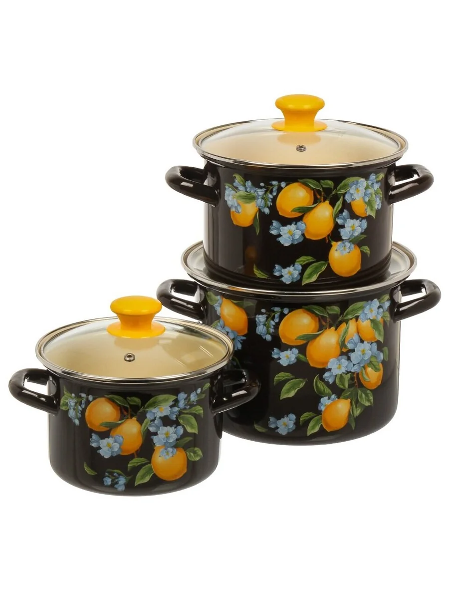 КМК Набор Яркие лимоны-5-1-Люкс (коричневый)