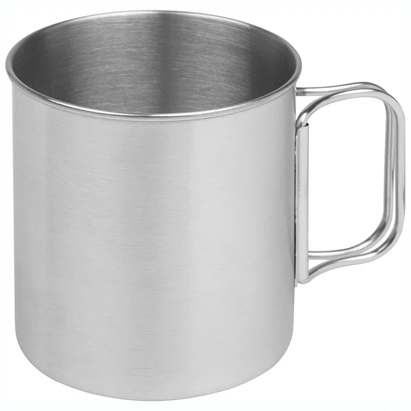 MALLONY Кружка для кемпинга Camp-S18 из нержавеющей стали, объём: 350мл 109450-SK