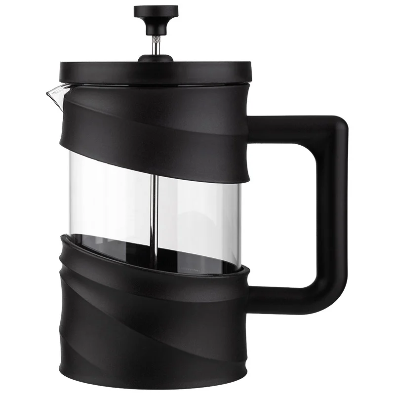 MALLONY Френч-пресс La Caffetteria, объём: 800 мл, в пластиковом корпусе, цвет: чёрный 108409-SK
