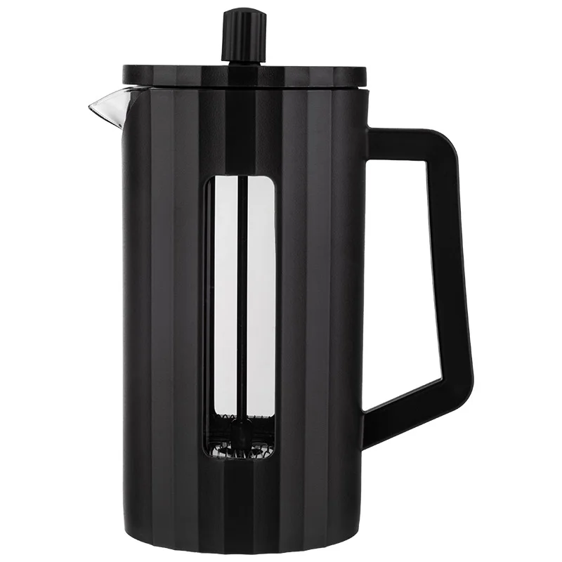 MALLONY Френч-пресс Paradiso, объём: 1000 мл, в пластиковом корпусе, цвет: чёрный 108416-SK