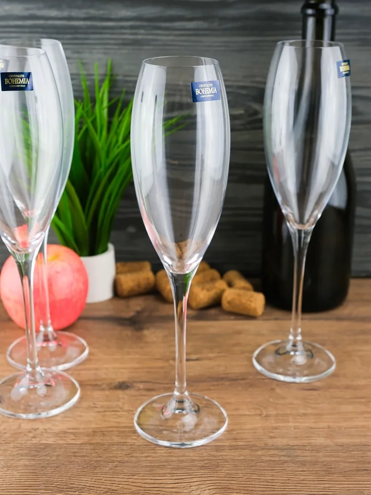 BOHEMIA Набор бокалов для шампанского Carduelis/Cecilia 290 мл (6 шт) 20654