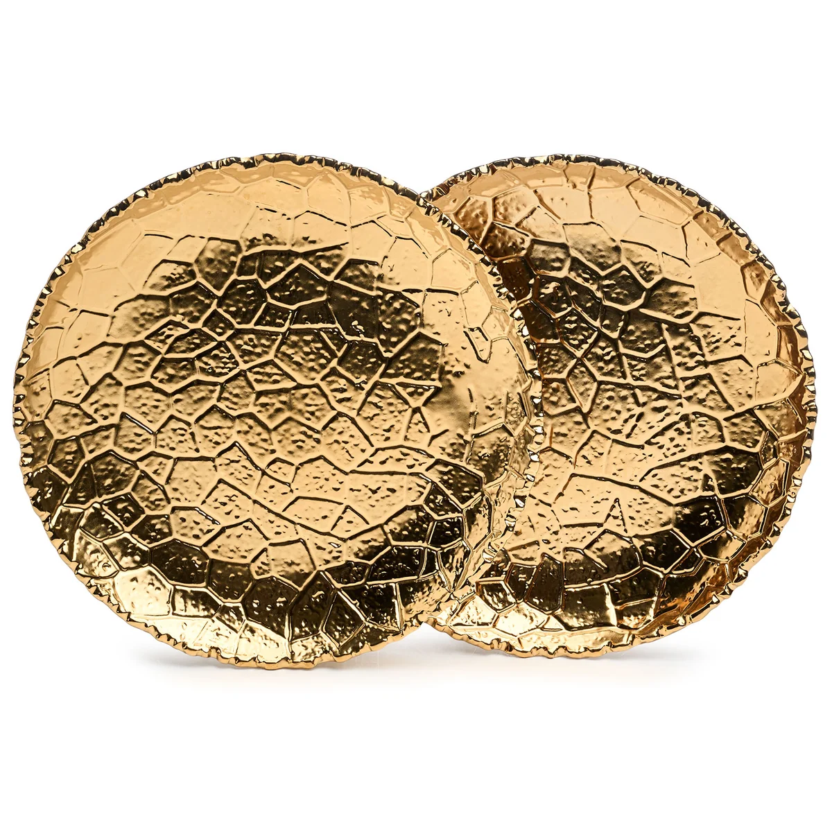 Lefard Набор тарелок закусочных CHARM 2 шт. 19*2,5 см (золото) 779-351