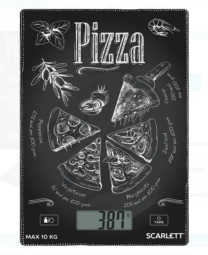 SCARLETT Весы кухонные SC-KS57P66