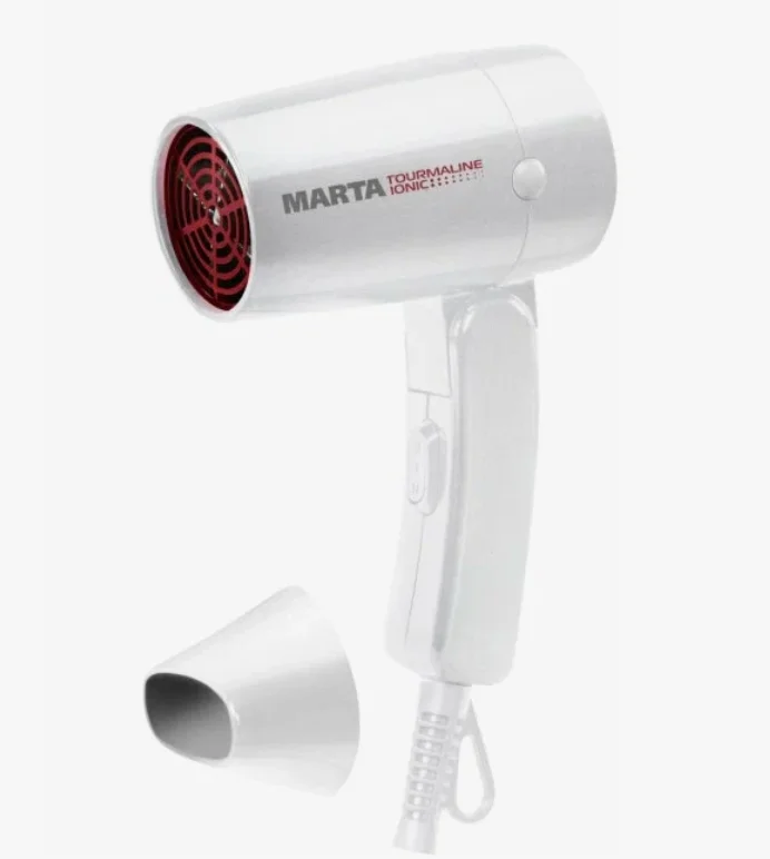 MARTA Фен 1200W MT-1435 белый жемчуг