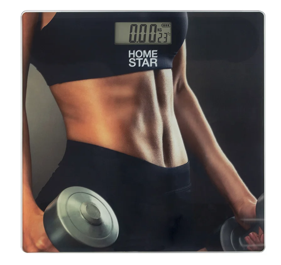 HOMESTAR Весы напольные электронные HS-6006B (стеклянная поверхность, 150 кг) 110014-SK