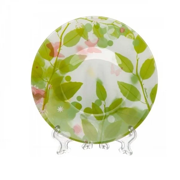 PASABAHCE Тарелка упроч. Butterflies 195 мм (рис.28460) 10327SLBD77