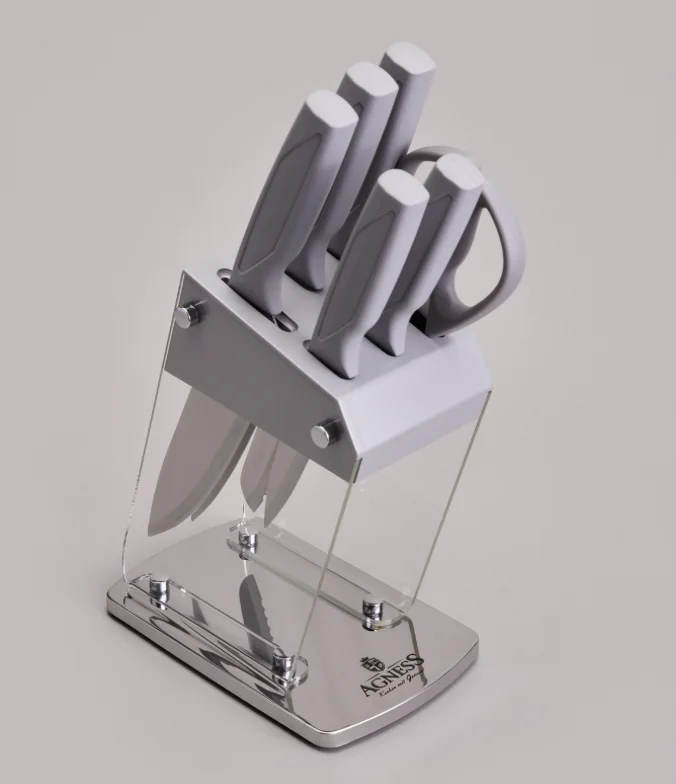 Lefard Набор Ножей Agness На Пластиковой Подставке, 7 Предметов. 911-783