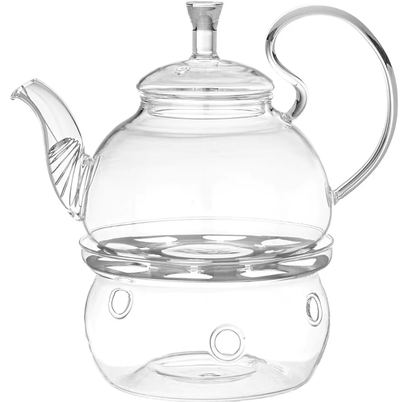 Lefard Чайник Заварочный Agness С Фильтром Из Нжс И Стекл. Подставкой Для Подогрева 600 Мл 887-254