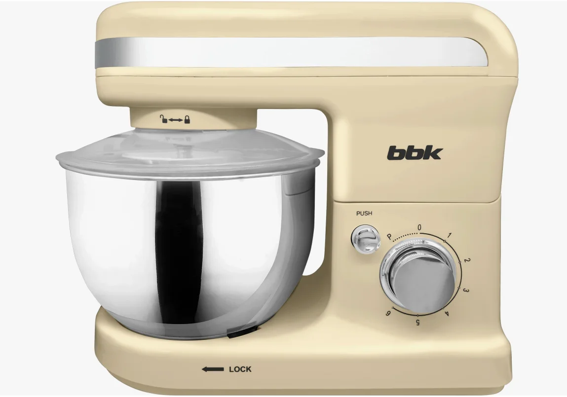 BBK Миксер планетарный KBM1401 бежевый