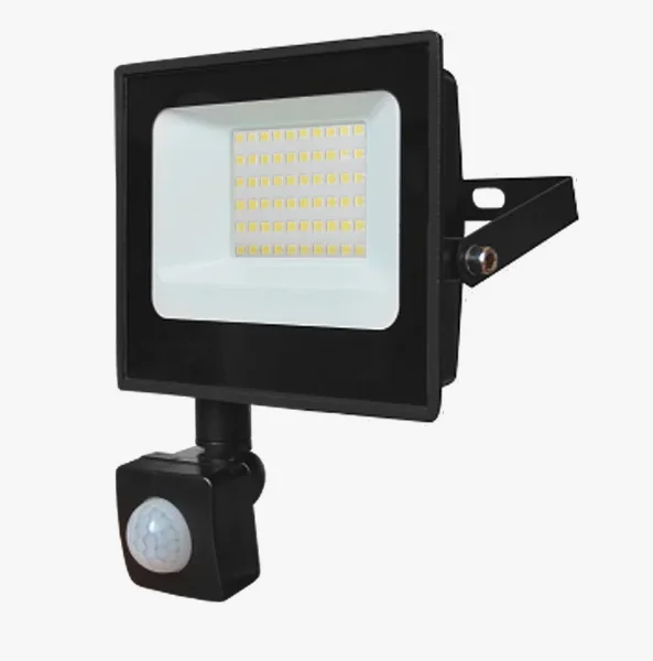 IONICH Прожектор светодиодный IFLSLED-DOB-ДД-50-865-BL-IP65 с инфракрасным датчиком движения