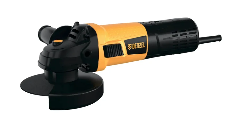 Denzel Углошлифовальная машина AGD125-1000, 1000 Вт, 125 мм, 3000-10000 об/мин 26911