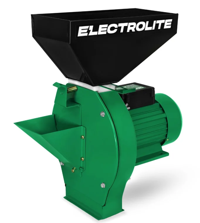 ELECTROLITE Зернодробилка ИЗБ-3 (2.5 кВт, бункер метал., круговое сито 4шт., 20 лезвий, зерно/кукуруза/корнеплоды 400/700 кг, об. 2850, вес 19,8 кг.)