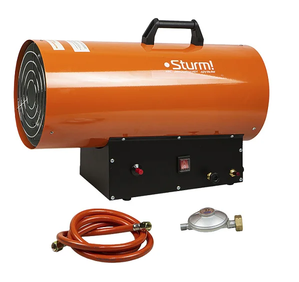 STURM Газовая тепловая пушка 20-30кВт, 720м3/час, пропан/бутан, пьезоподжиг, регул GH91301V