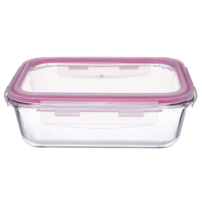 Appetite Контейнер прямоугольный 20х15х6,5см/1,04л розовый, SL1040RF