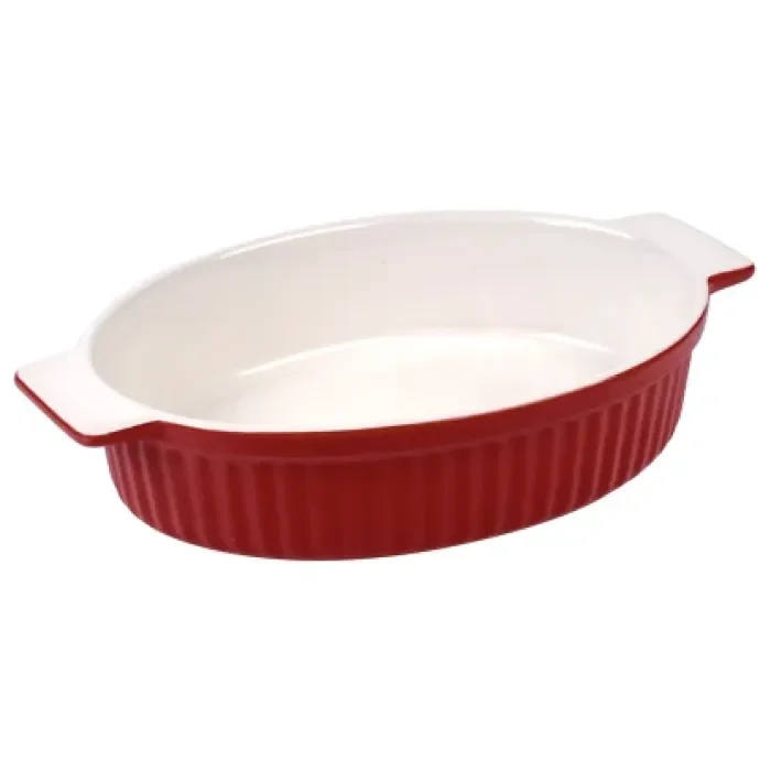Appetite Форма керамическая овальная 31х20х6 см красный Flamenco CG-F2084-FL