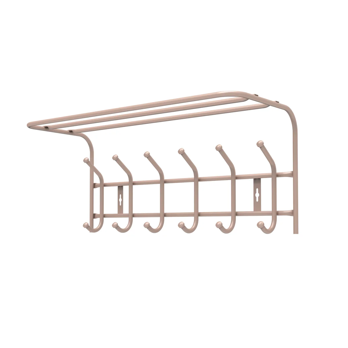 НИКА Вешалка настенная ВП6М/БЖ бежевый металлик