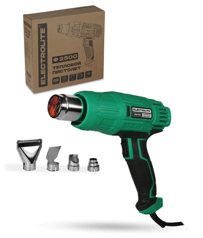 ELECTROLITE Фен Ф 2500 (2500Вт, 220В, 2 режима, 600С, 500л/мин)