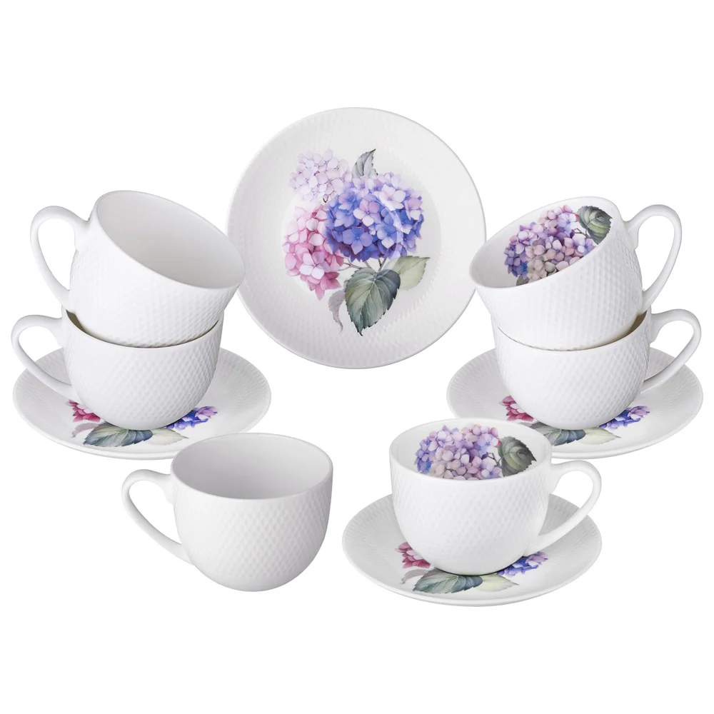 Lefard Чайный набор HORTENSIA на 4 пер. 8 пр. 330 мл 415-2290