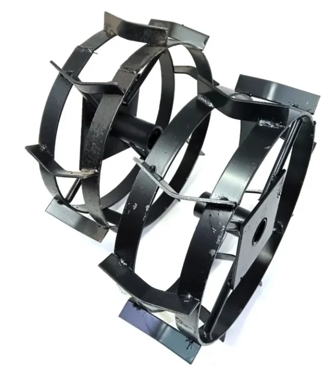 ELECTROLITE Грунтозацеп 380*120*24*2 обода (вал шестигранник, s 24 мм, 380/120мм, втулка 82мм, 2 обода, пара)