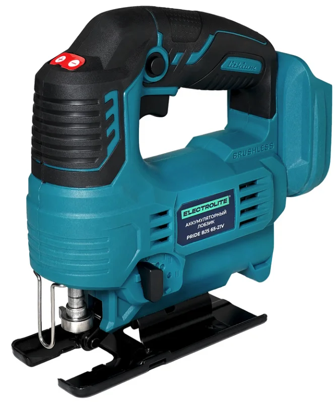 ELECTROLITE Лобзик акб. PRIDE BJS 65 21V (21В, холостой ход 1000-2900 об/мин, длина хода 25 мм, Т-хвостовик BRUSHLESS, без АКБ и З/У)