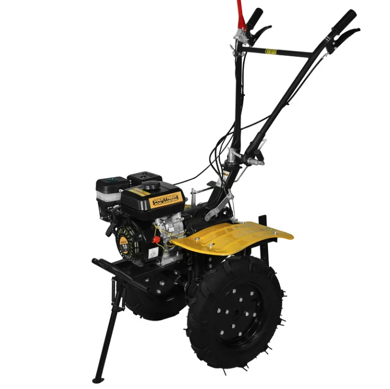 Partner Мотоблок EXPERT-90/3 (с колесами d-10) (7л.с., скорости 3+1, механический привод, вес-75/78кг, гл.обр. до 350мм, макс.шир.600-1200мм, ножи-24шт.)