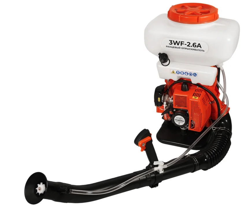 ELECTROLITE Опрыскиватель бенз. 3WF-2.6A 20L (двиг. 41.5 куб.см., мощ. 1,8 л.с., доп. помпа, радиус расп. 10м., бак 20 лит.)