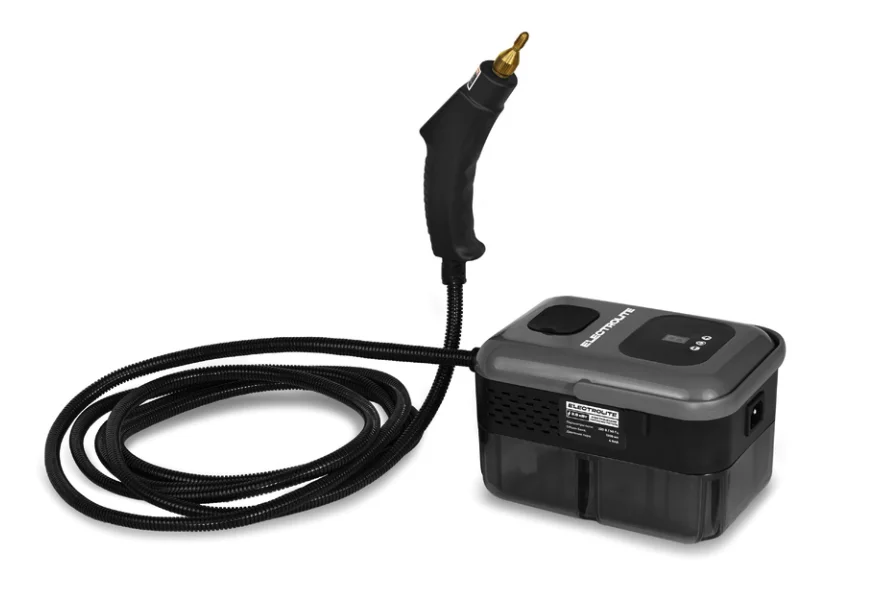 ELECTROLITE Пароочиститель ISC 2.5 (8шт/кор) (2500Вт, 220В, 2,5кВт, 4 бар, бак 1,2л, время нагрева 15сек, провод 150см, t пара 105С)