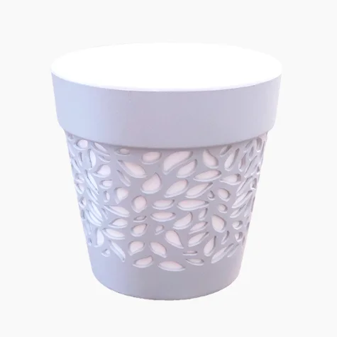 АР-ПЛАСТ Кашпо Лилия 1,5л А279 серый