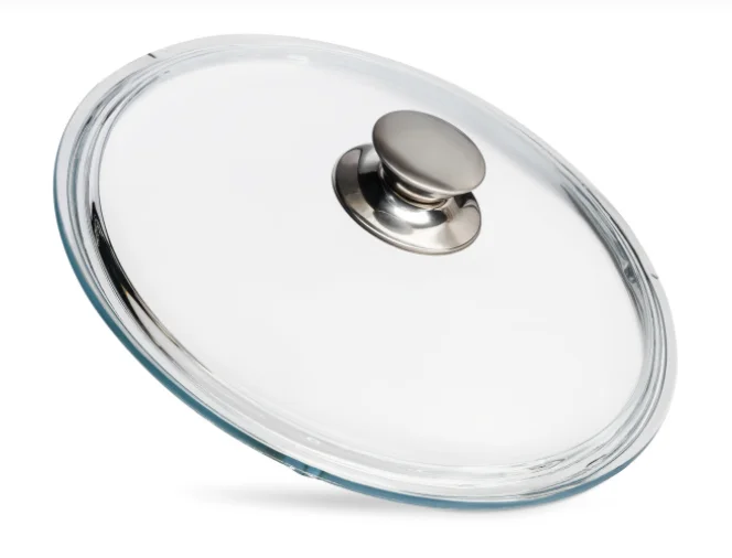 ГОРНИЦА Крышка для сковороды жаропрочная металл. ручка 24 см КрМ240