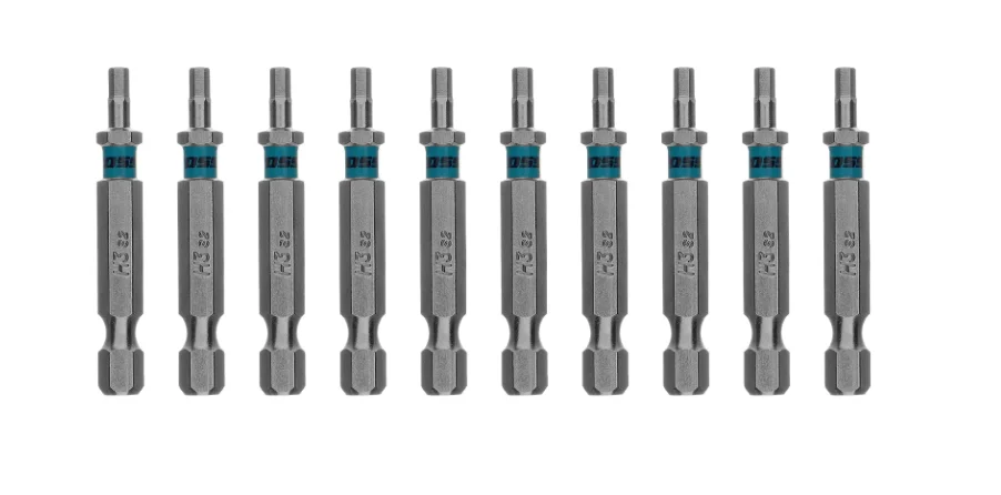 Gross Бита HEX 3х50мм, сталь S2, шестигр., 10 шт. 114062