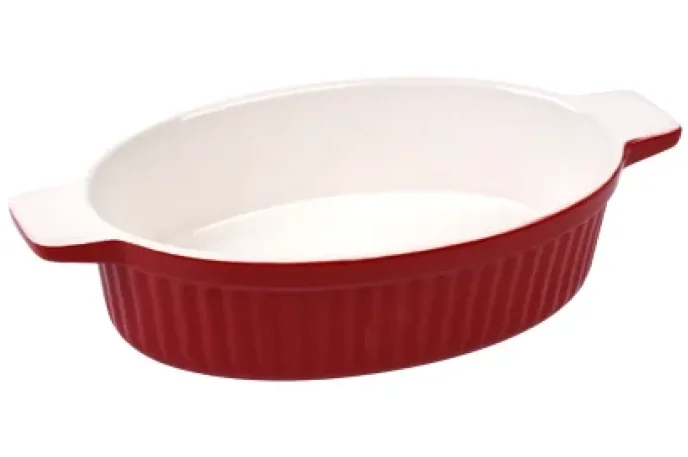 Appetite Форма керамическая овальная 27х15х6 см красный Flamenco CG-F1147-FL