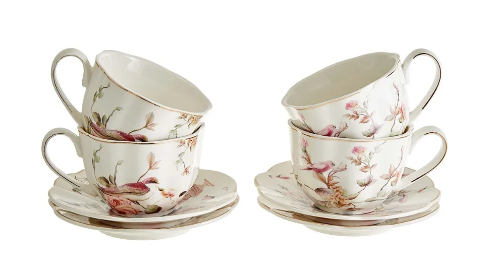 BEATRIX Чайный набор 8 предметов Птички МЛ125P/4