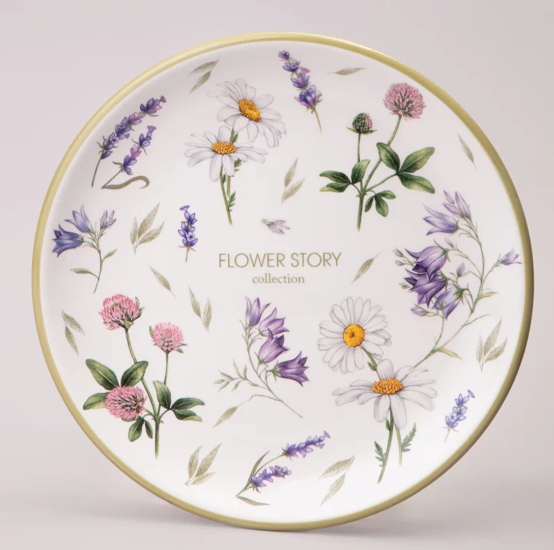 Lefard Тарелка закусочная Agness FLOWER STORY 21*2,5 см 358-2172