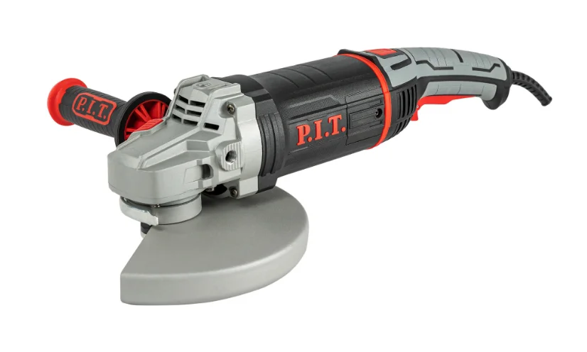 P.I.T. Шлифмашина угловая PWS230-C3 (230мм, 2,4кВт, плавный пуск, поворотная ручка)