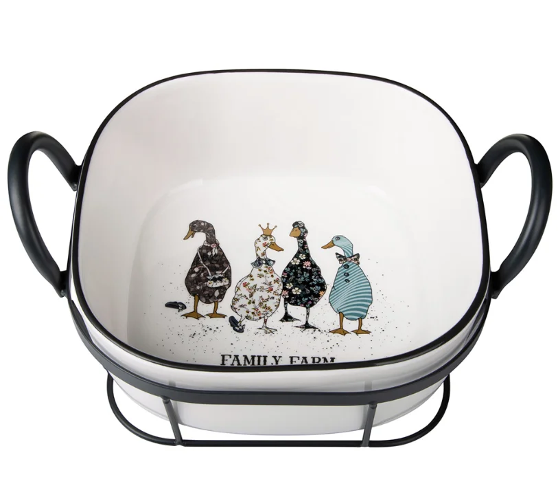 Lefard Форма на метал.подставке FAMILY FARM 26,5*21*12,5 см 2100 мл. 263-1420