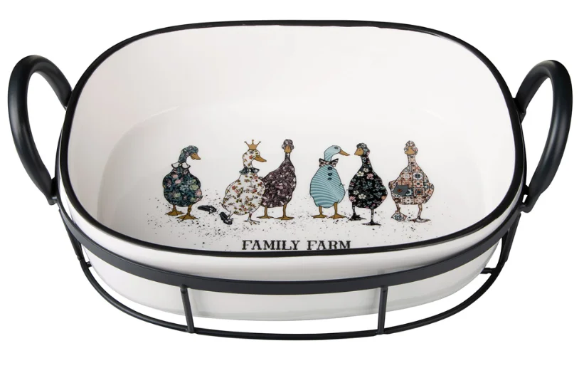 Lefard Форма на метал.подставке FAMILY FARM 30*19*9,5 см 1800 мл. 263-1419