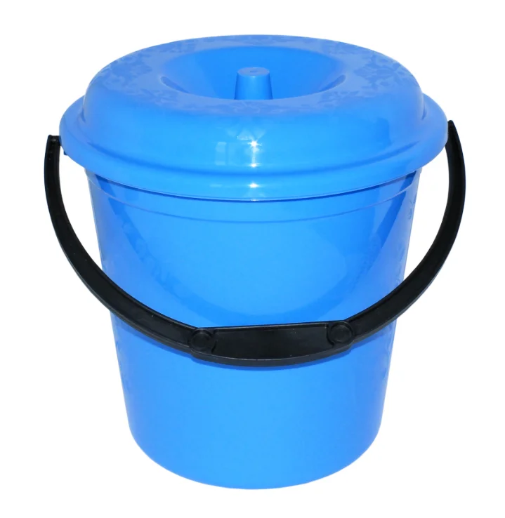 МИЛИХ Ведро 10 л с крышкой 041101ГОЛ голубое