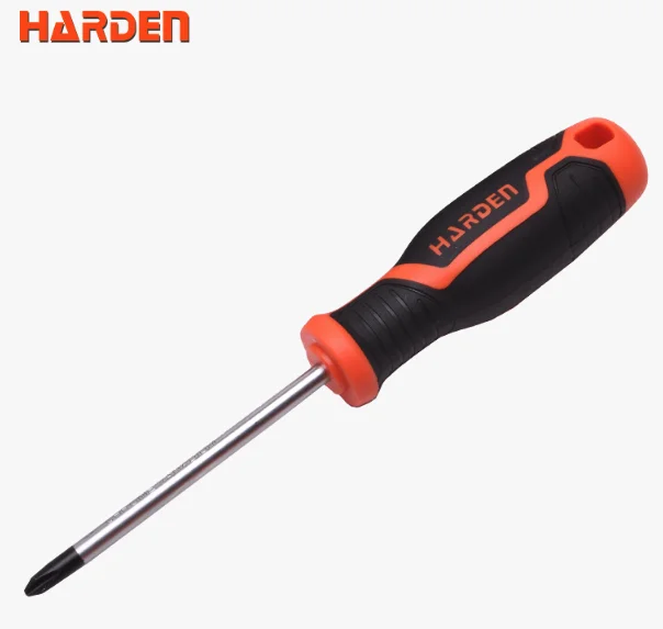 HARDEN Отвертка крестовая с мягкой ручкой PH1x100мм 550276
