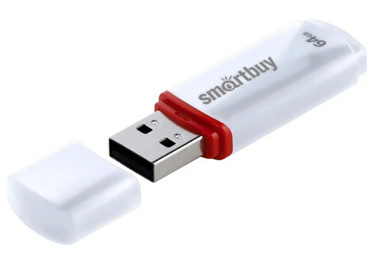 Smart Buy Флэш накопитель USB 64 Гб Crown (white)