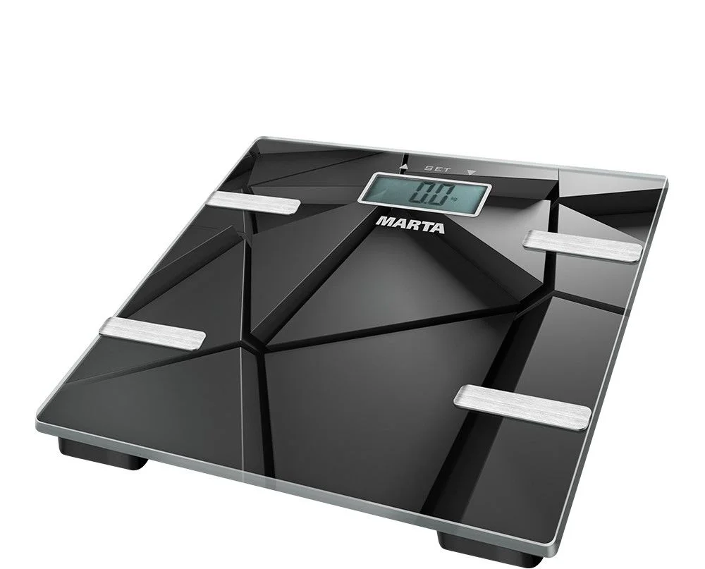 MARTA Весы напольные электронные MT 1675 черный гранит