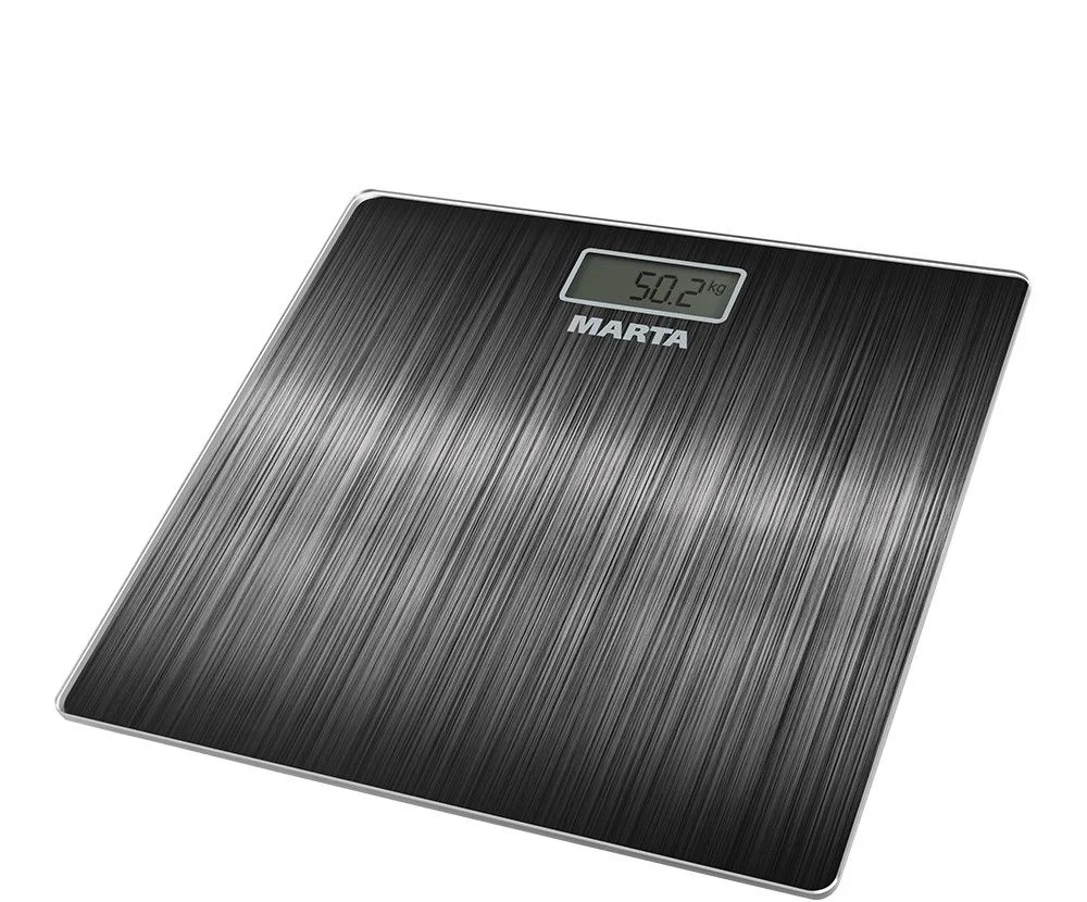MARTA Весы напольные электронные MT 1677 черный алюминий