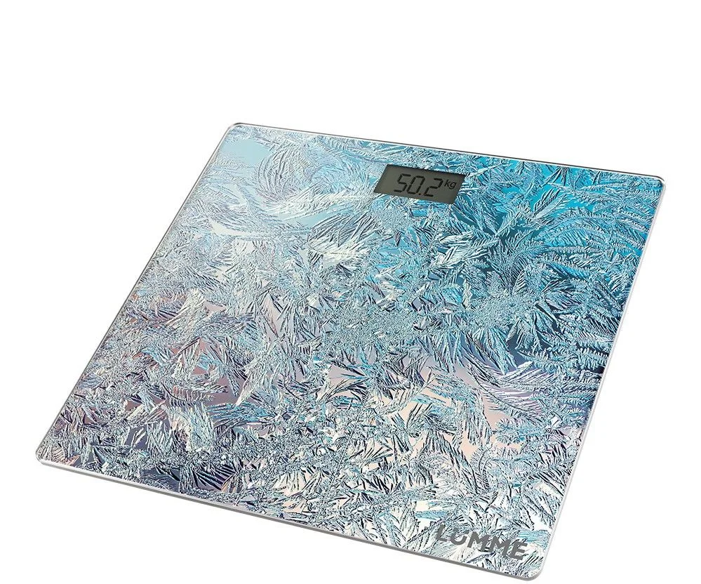 LUMME Весы напольные электронные LU 1329 морозный узор