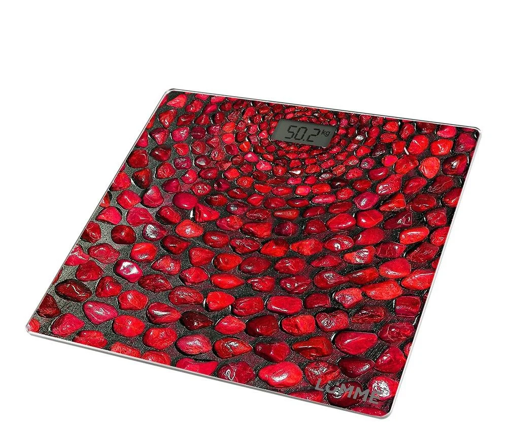 LUMME Весы напольные электронные LU 1329 красный коралл