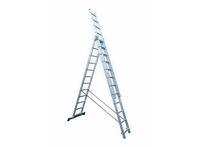 Stairs Лестница 3-х секционная алюминиевая LP314 (профи)