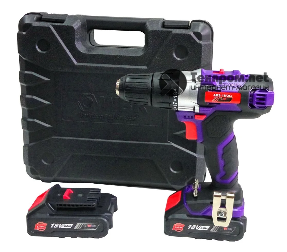 WBR Дрель аккумуляторная ABS-18/2Li